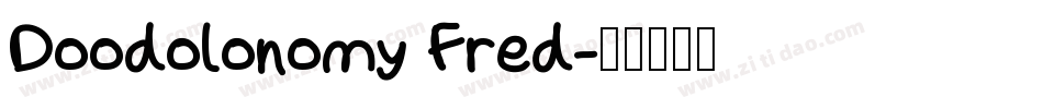 Doodolonomy Fred字体转换